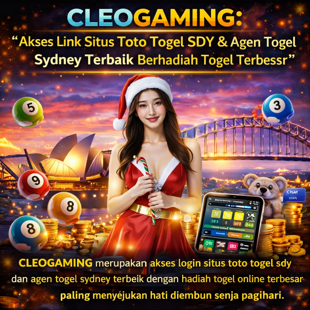 CLEOGAMING merupakan akses login situs toto togel sdy dan agen togel sydney terbaik dengan hadiah togel online terbesar paling menyejukan hati diembun senja pagihari.